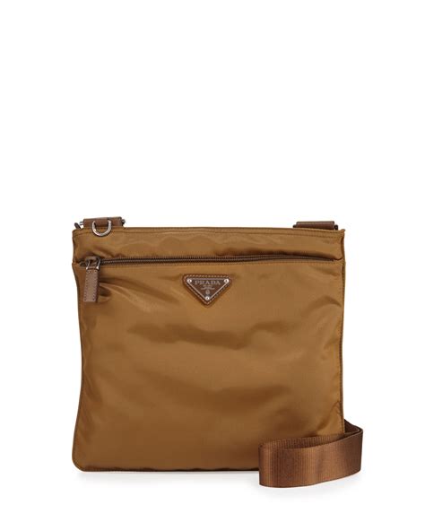 prada cross body bag beige|Prada crossbody bag nylon sale.